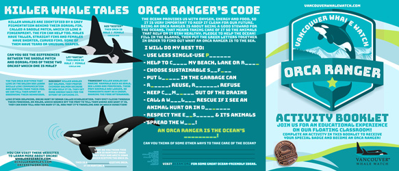 ORCA RANGER ACTIVITY BOOKLET