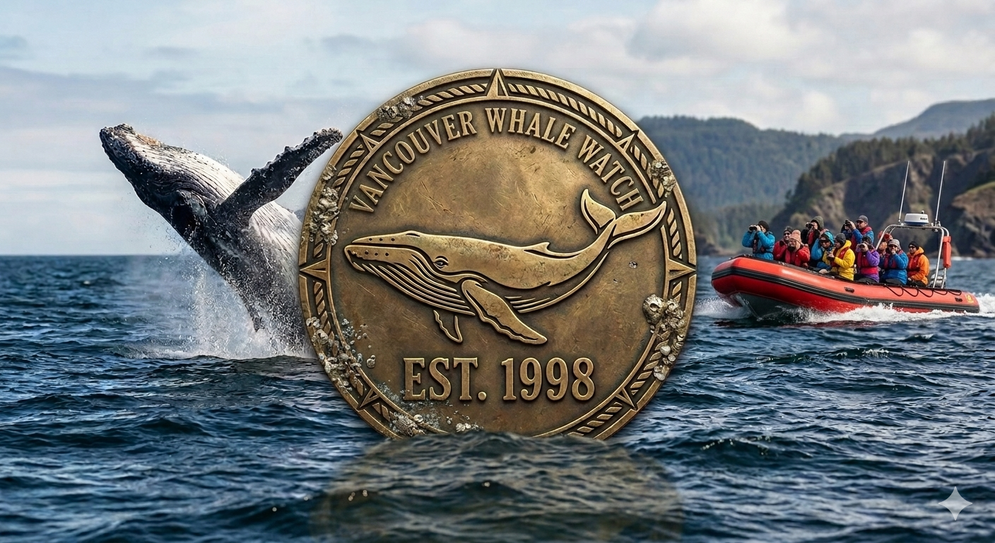 Established 1998 Vancouver Whale Watch, Steveston, BC - Established in 1998
